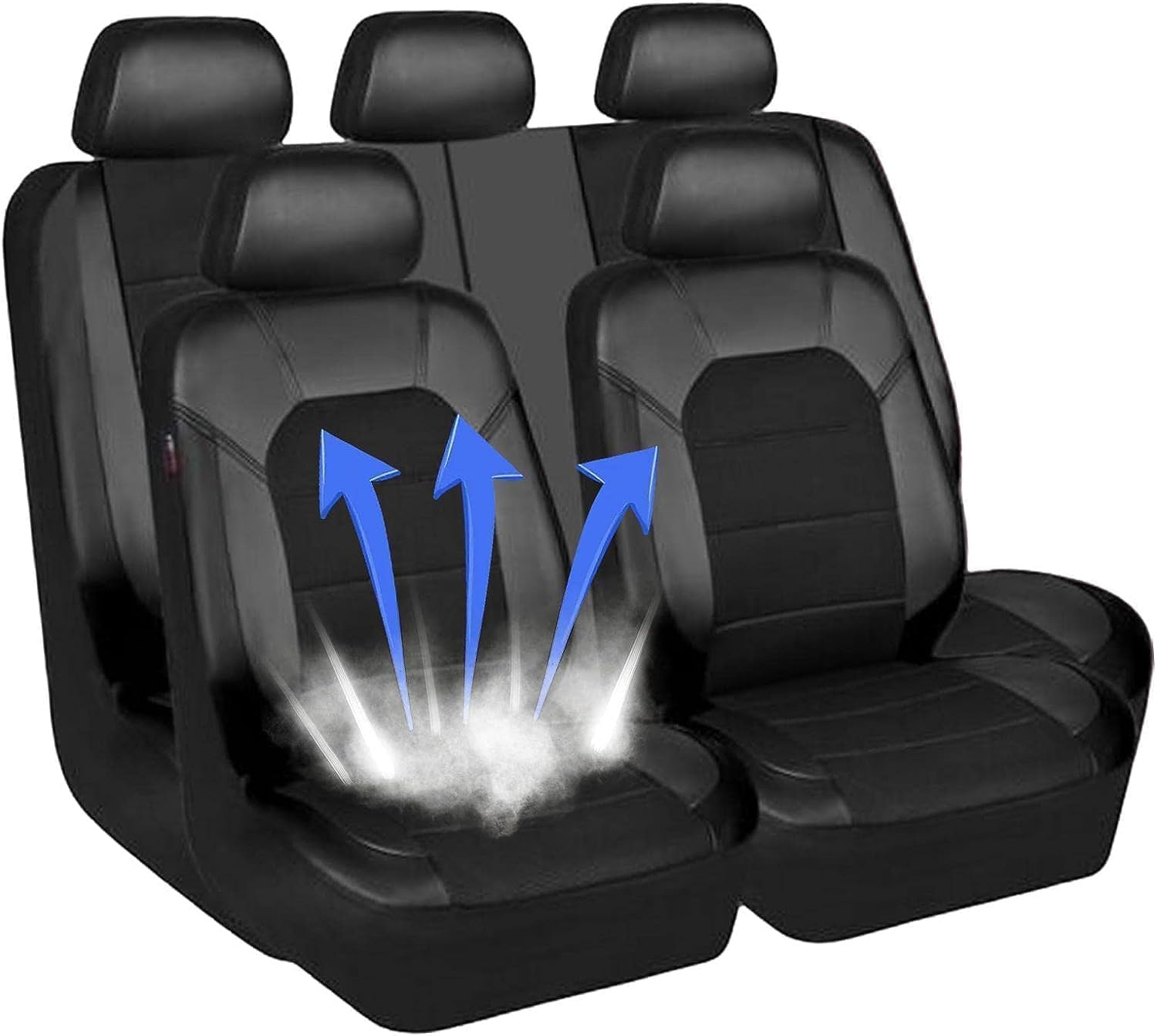 RESKIU Autositzbezüge für Ford TS50 (2002), Sitzbezug Schonbezüge Sets Allwetter Autositzbezüge Sets Innenraum Autositzschutz Zubehör,A-Black von RESKIU