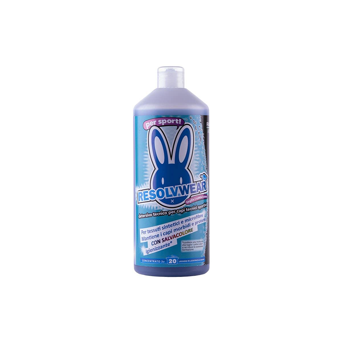 RESOLVBIKE 1007-1 Fragrance Active ResolvWear Waschmittel, 100 ml zur Hygiene der Sportbekleidung von RESOLVBIKE