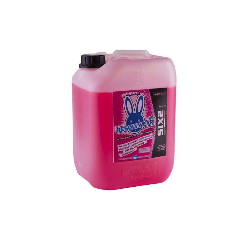 RESOLVBIKE 1007-6 Kanister Waschmittel Fragrance X ResolvWear 10 Liter zur Desinfektion von Sportkleidung von RESOLVBIKE