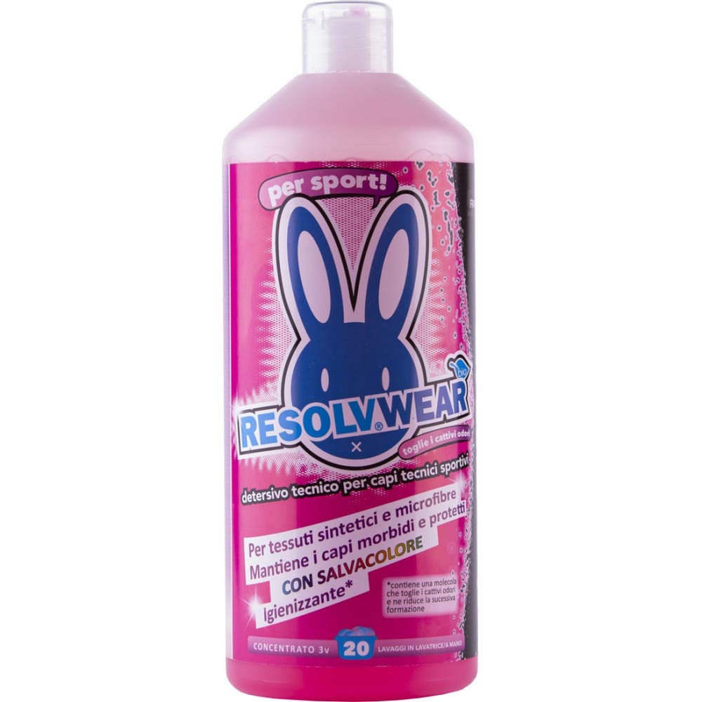 RESOLVBIKE 1007 Waschmittel Fragrance X ResolvWear 1 Liter zur Desinfektion von Sportkleidung von RESOLVBIKE