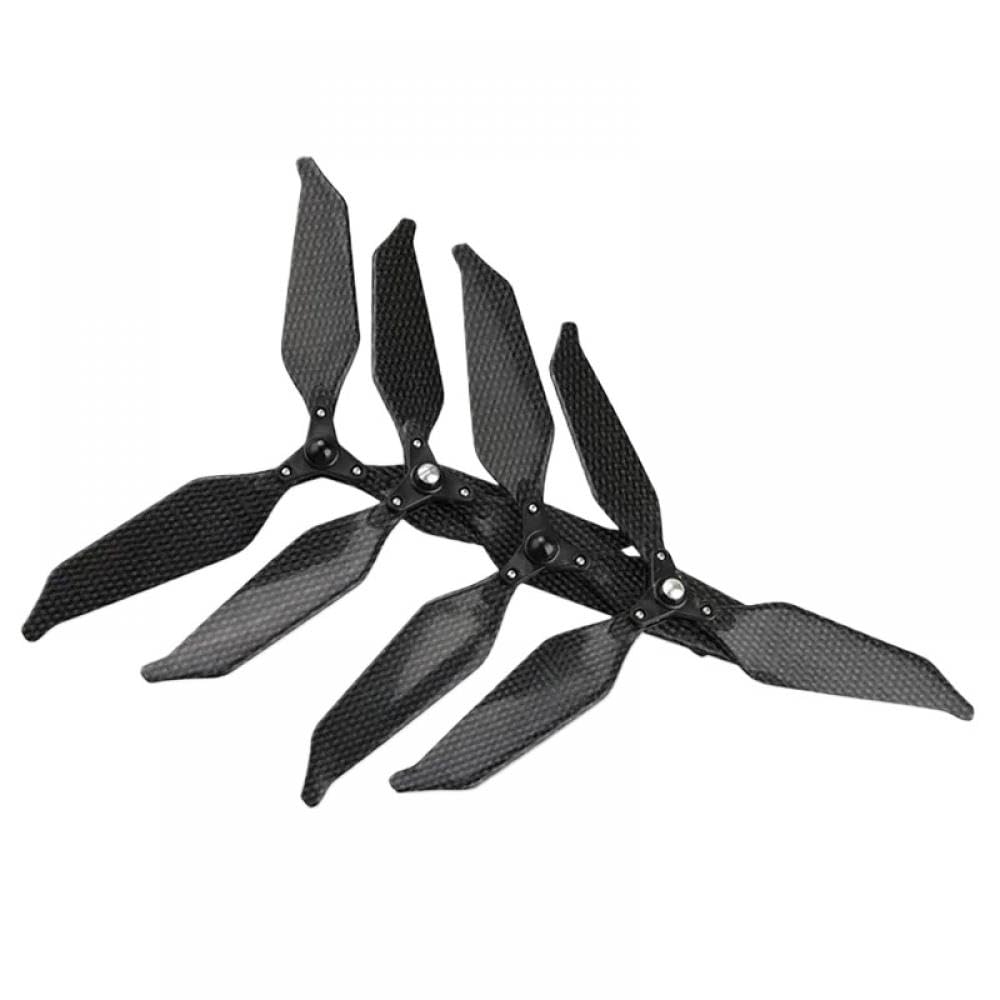 4 Stück geräuscharme drei faltbare Kohlefaser-Propeller, kompatibel mit Phantom 1 2 3 Advanced Professional Standard Drone von REUISAX