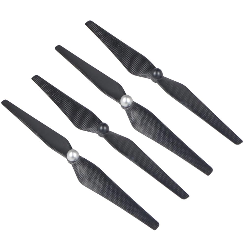 DIY Kompatible Carbon Propeller Paddel 1345 M8 Schraube Loch Selbst-locking CW CCW 13x4,5 Ersatzteile Kompatibel mit RC Flugzeug(2 PAIRS) von REUISAX