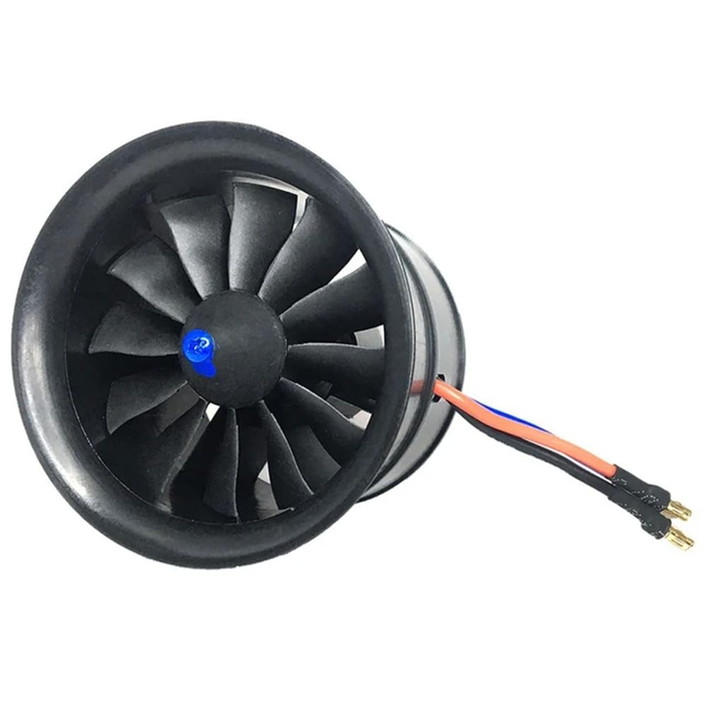 EDF 70Mm 2300KV 6S 12 RC Fan Propeller Kompatibel Bürstenlosen Motor Kompatibel mit RC Jet Flugzeug Drone Modell Ersatzteile von REUISAX