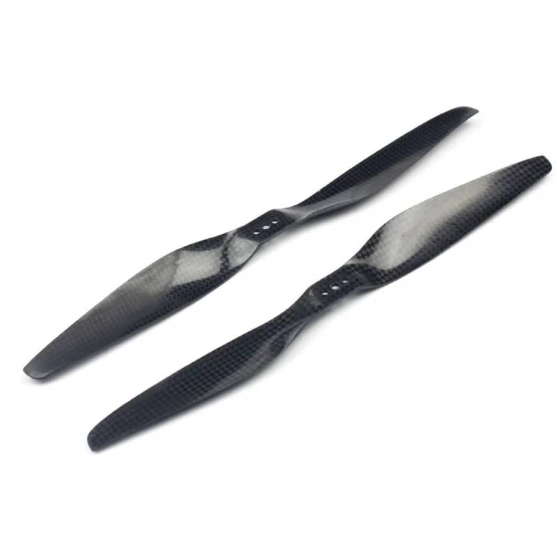 Kompatible 11x5,5 Zoll Multicopter Propeller CW CCW 1155 Schwarz mit 3 Löchern von REUISAX