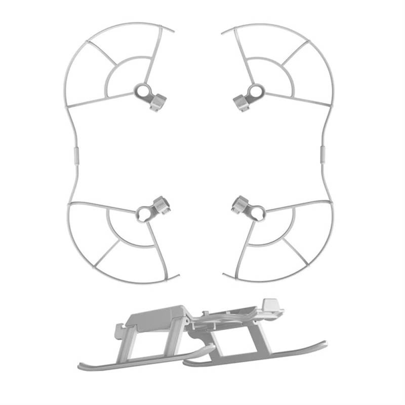 Kompatibles Fahrwerk und Schutzabdeckung Kompatibel mit 3 Pro Drohnenzubehör, Anti-Kollisions-Stoßstangenschutz von REUISAX