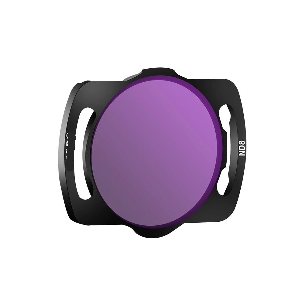 ND 8 16 32 64 CPL Polarisator Optische Glas Filter Kompatibel mit Drone Racing Kamera Objektiv Zubehör Kompatibel Mit Verschiedenen Drone Modelle(ND8) von REUISAX