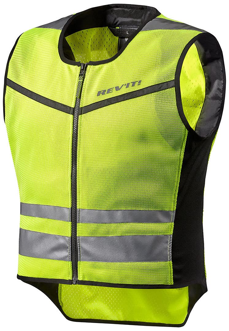 REV'IT! ATHOS AIR 2 Motorrad Sicherheitsweste/Warnweste - neon gelb Größe 2XL von REV'IT!