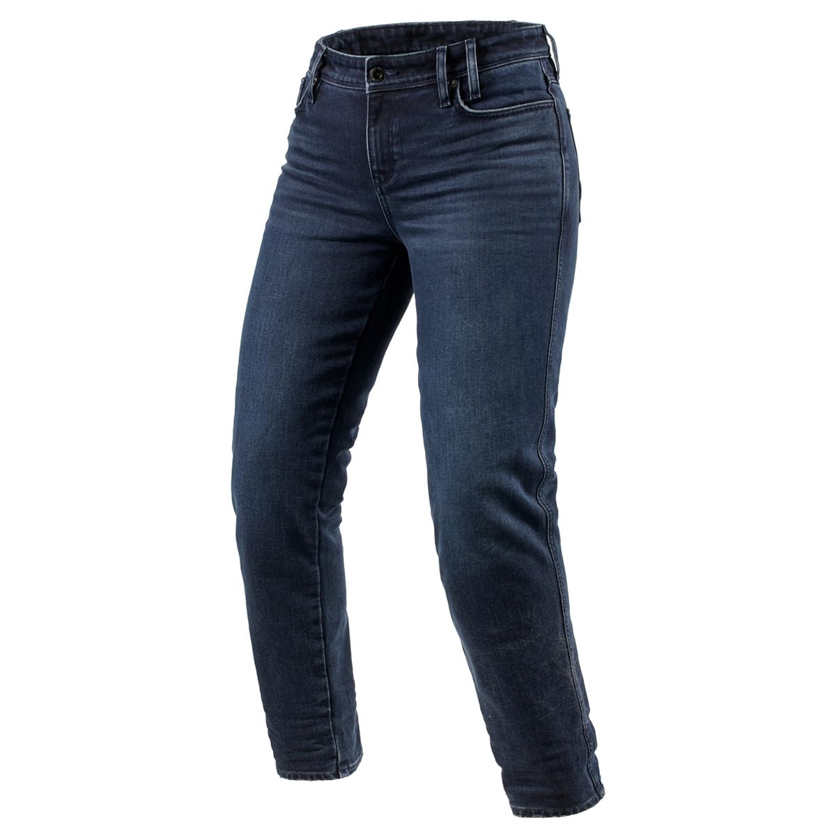 REV'IT! Damen Boyfriend-Jeans, Violett, Dunkelblau/Schwarz, 66 x 81 cm von REV'IT!