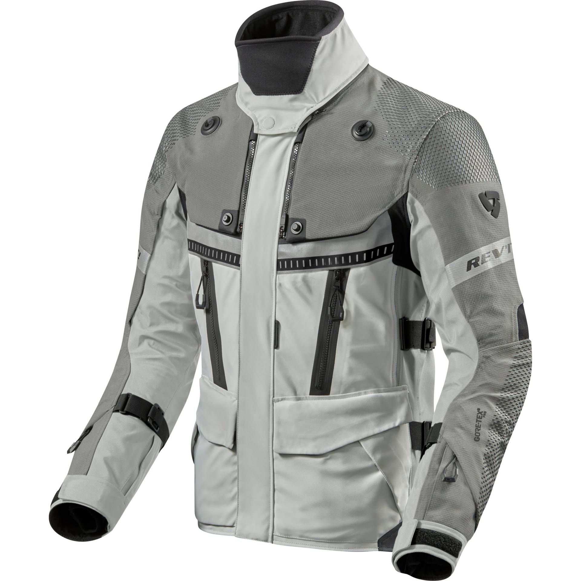 REV'IT! Dominator 3 GTX Textiljacke silber/anthrazit M Herren von REV'IT!