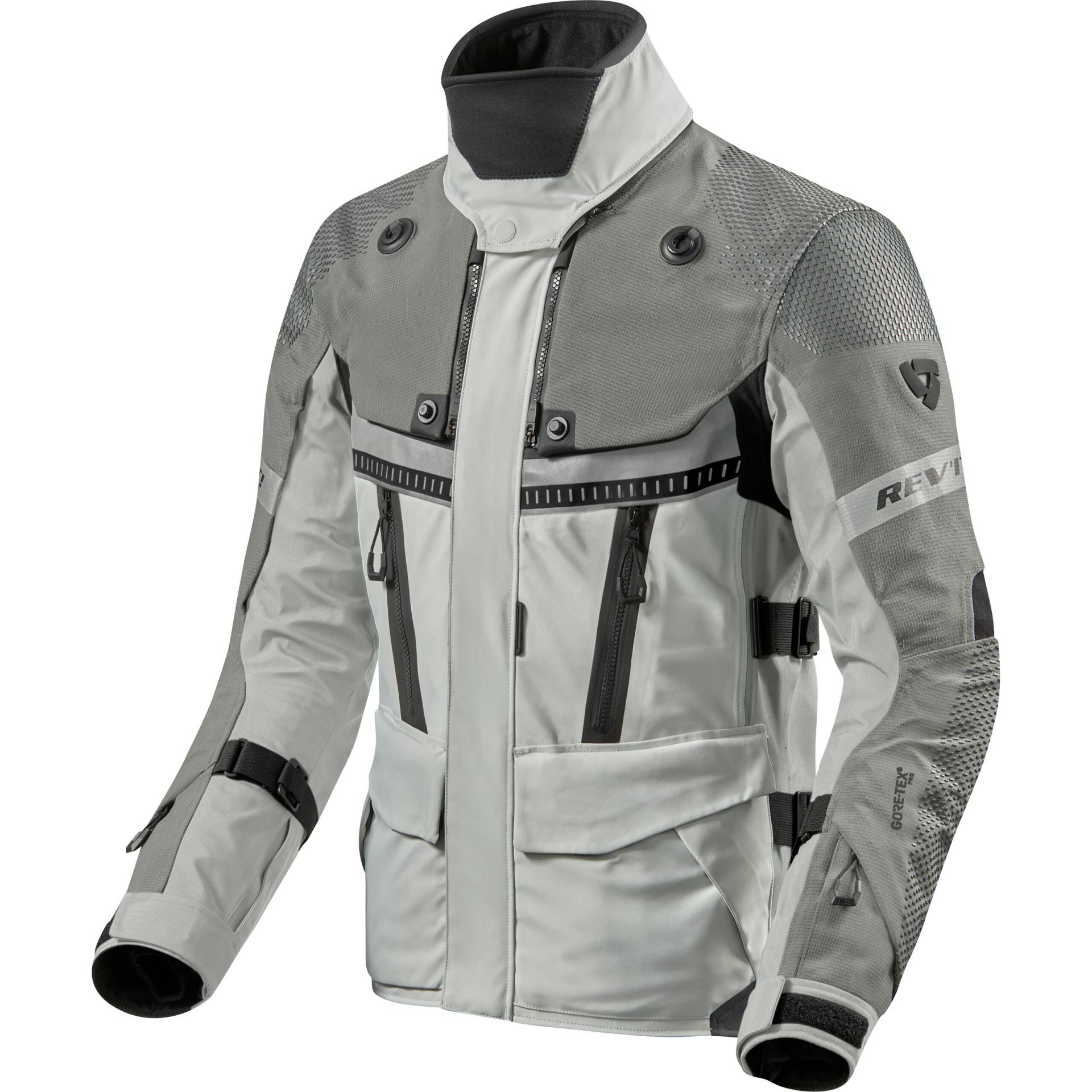 REV'IT! Dominator 3 GTX Textiljacke silber/anthrazit XL Herren von REV'IT!