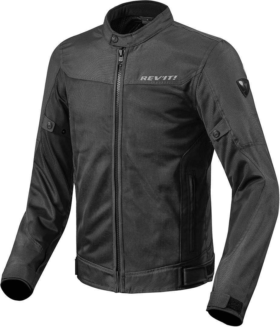 REV'IT! Motorradjacke mit Protektoren Motorrad Jacke Eclipse Textiljacke schwarz XL, Herren, Tourer, Ganzjährig von REV'IT!