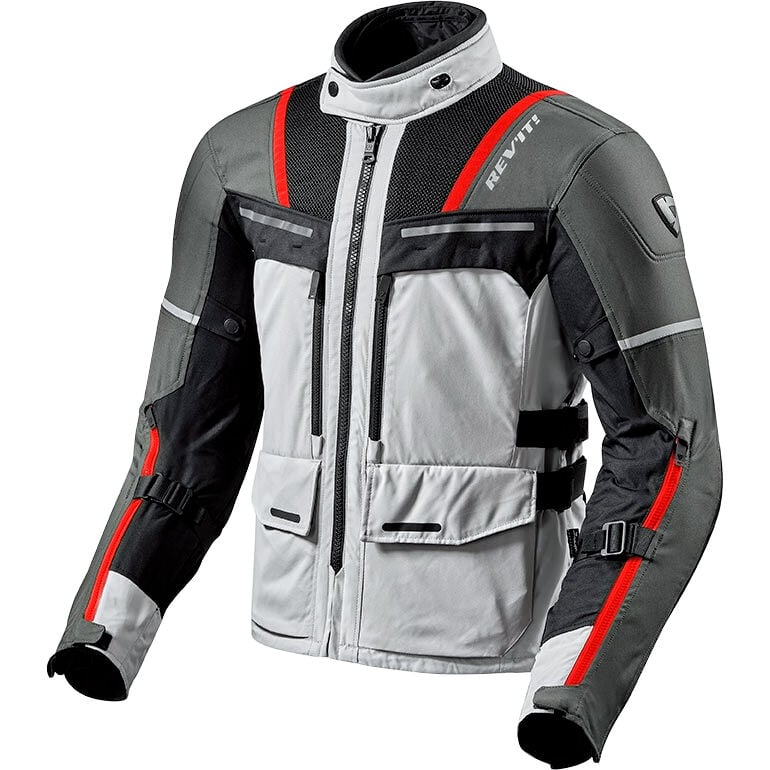 REV'IT! Offtrack Textiljacke silber/rot M Herren von REV'IT!