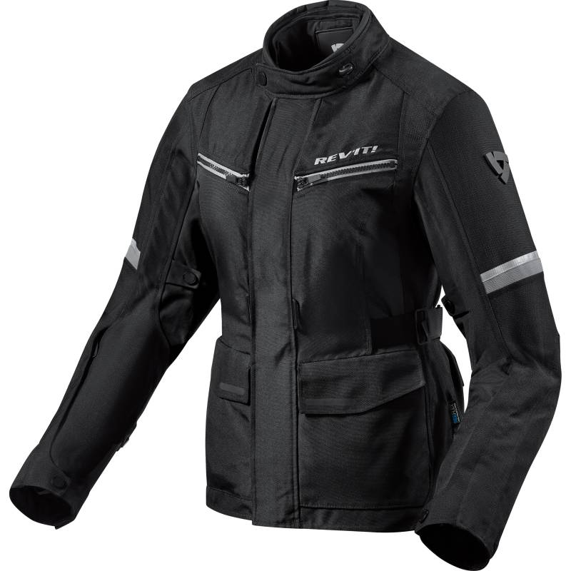 REV'IT! Outback 3 Damen Textiljacke schwarz/silber 44 Damen von REV'IT!