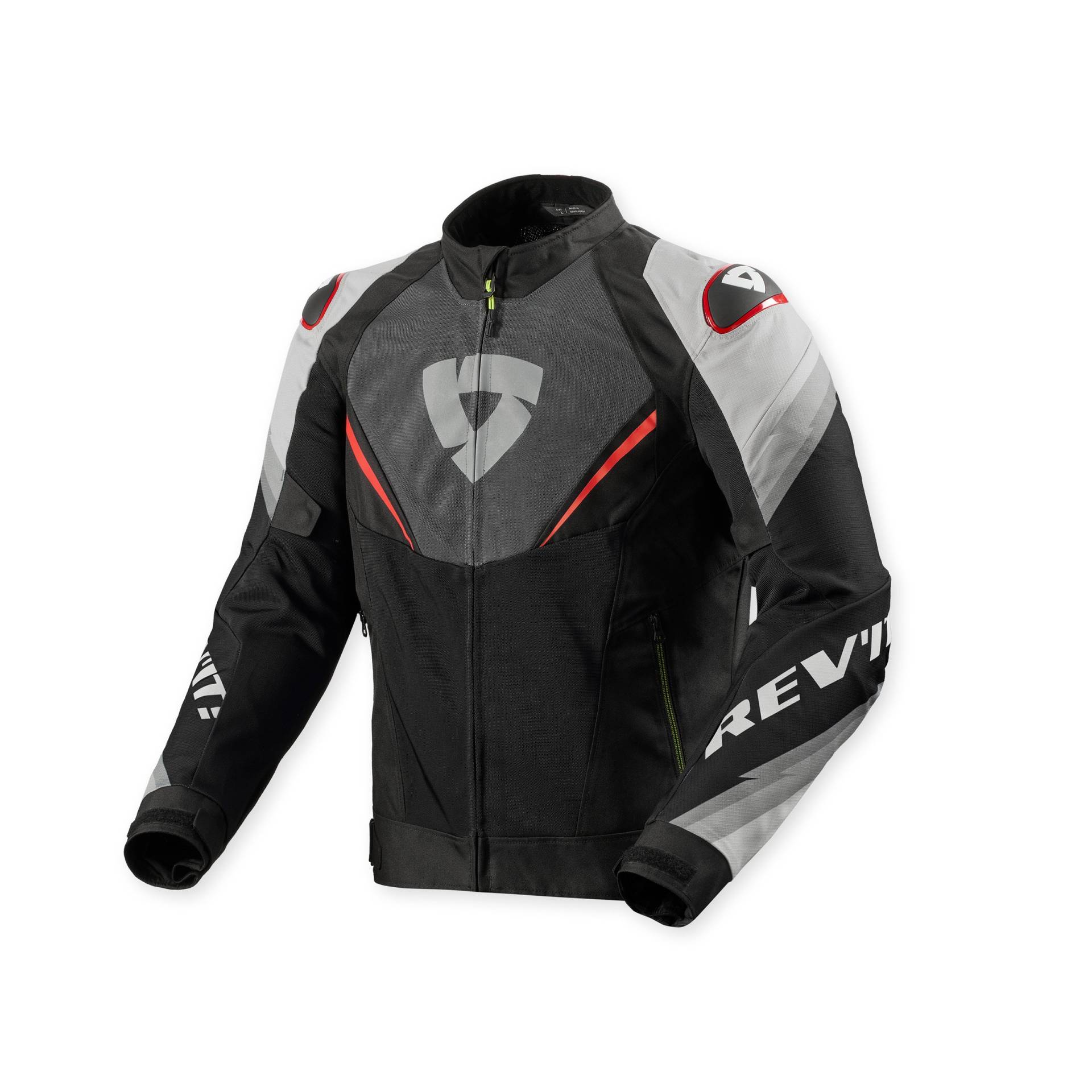 REV'IT! Quantum 3 Air Textiljacke grau/rot 3XL Herren von REV'IT!