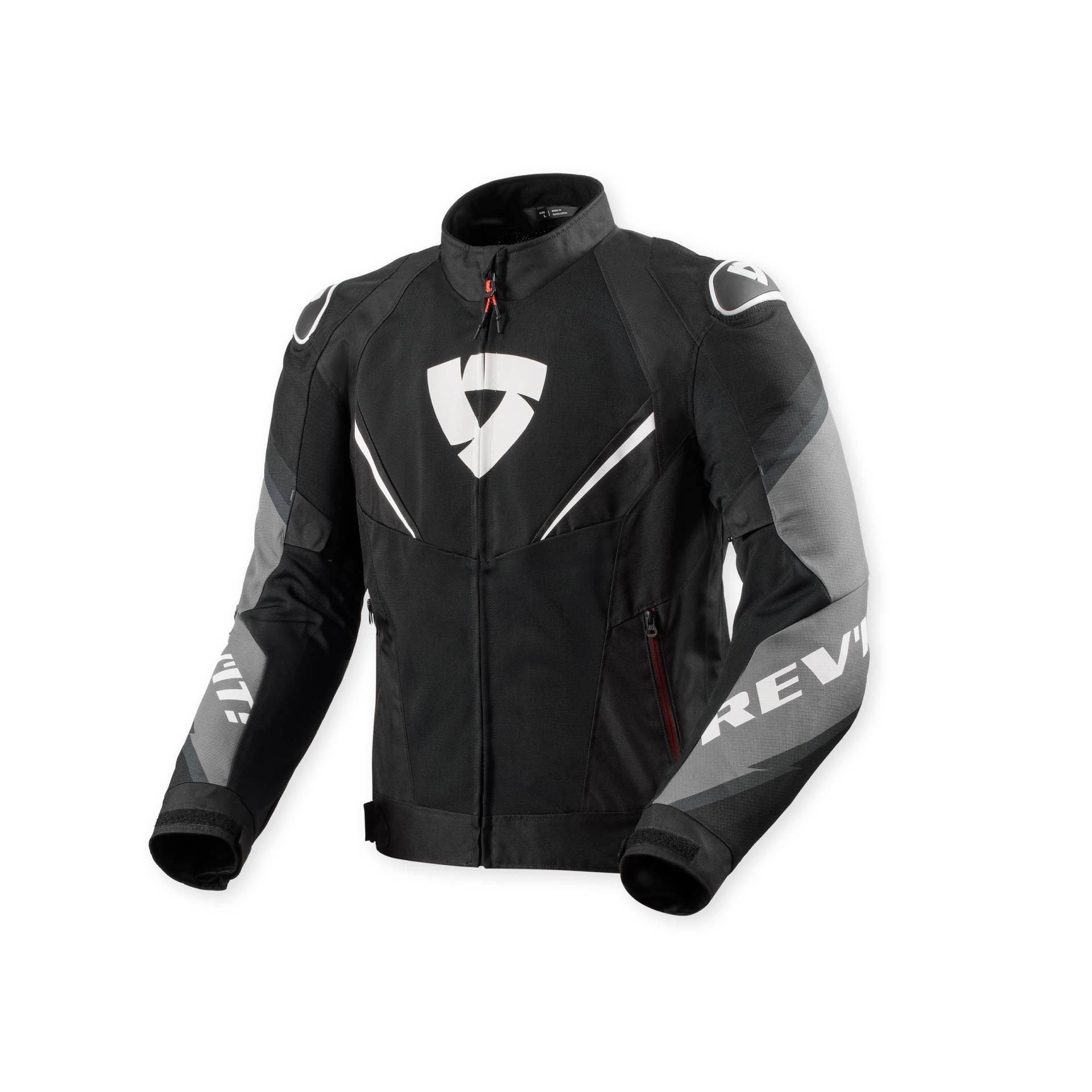 REV'IT! Quantum 3 Air Textiljacke schwarz/weiß 3XL Herren von REV'IT!