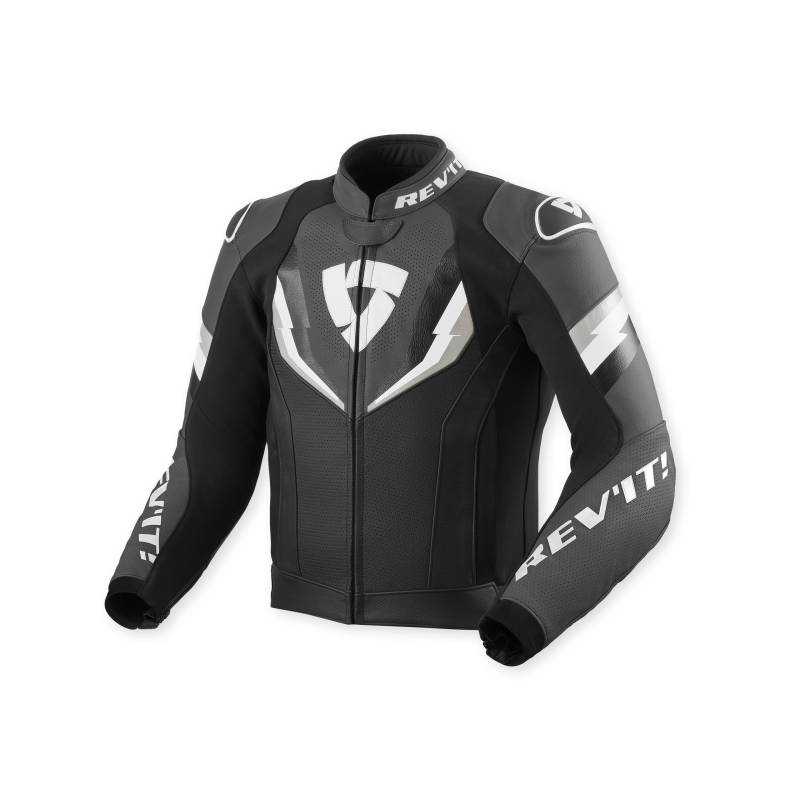 REV'IT! Quantum 3 Lederjacke schwarz/anthrazit 56 Herren von REV'IT!