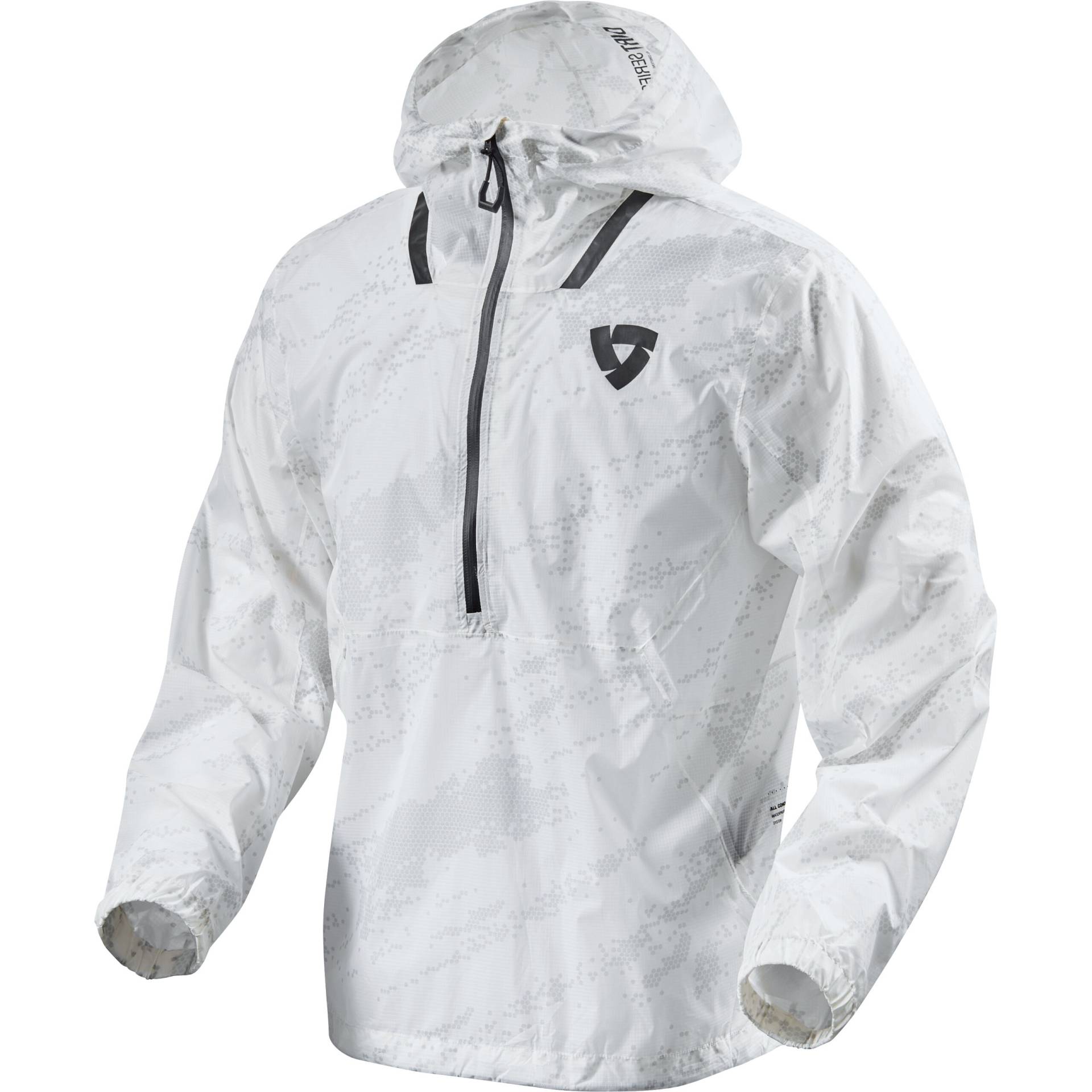 REV'IT! Rain Smock Barrier Regenjacke transparent weiß L von REV'IT!