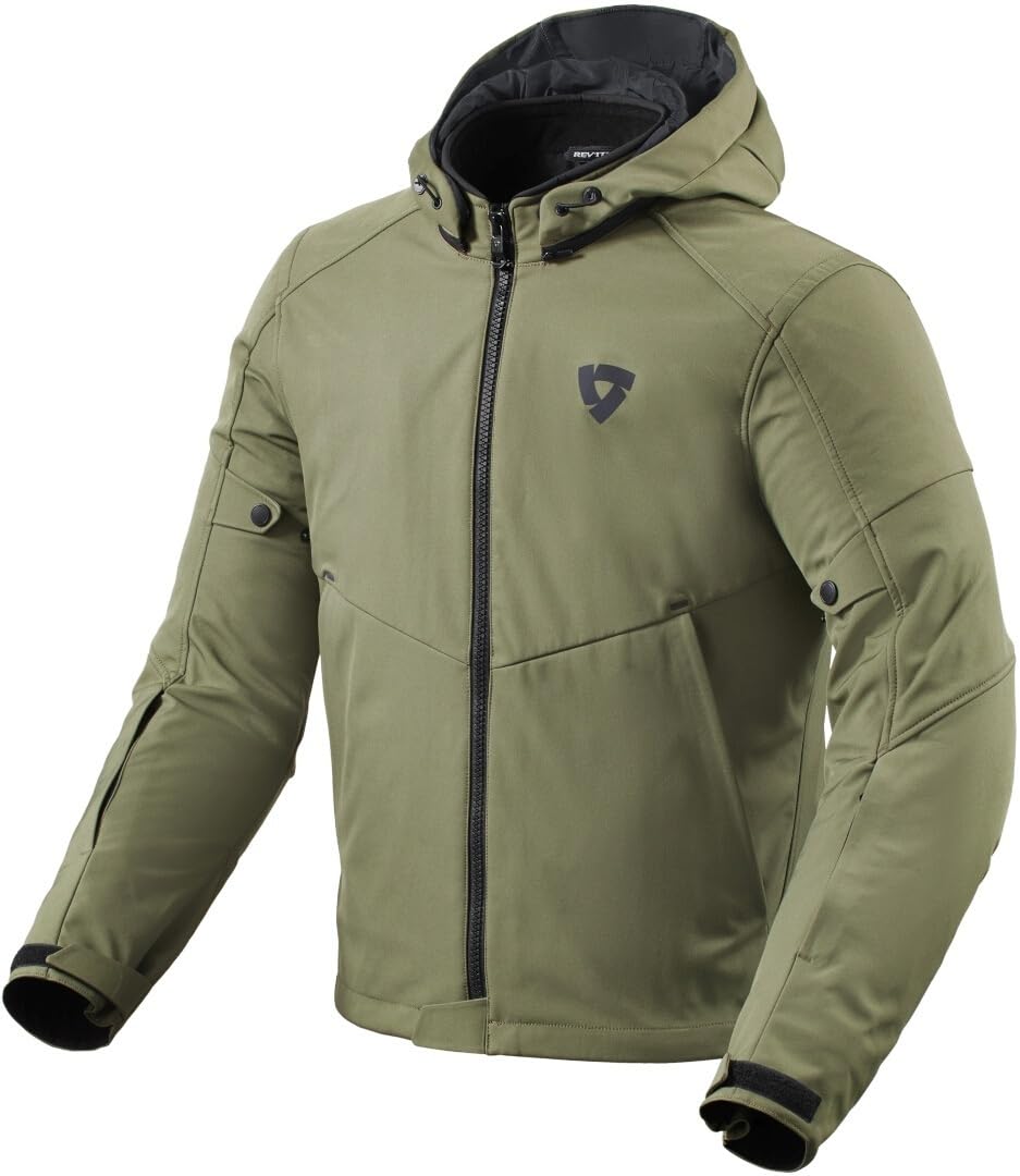 REV'IT! Revit Afterburn H20 Motorrad Textiljacke, grün, L von REV'IT!