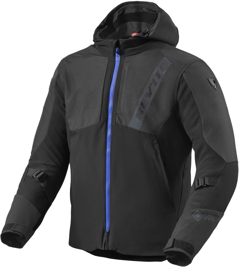 REV'IT! Revit Potential GTX wasserdichte Motorrad Textiljacke, schwarz/anthrazit, M von REV'IT!