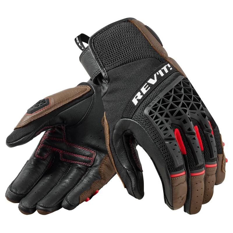 REV'IT! Revit Sand 4 Motorradhandschuhe, schwarz/braun, 3XL von REV'IT!