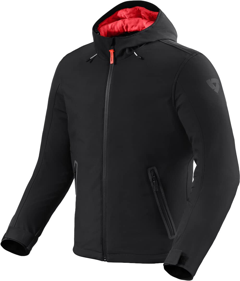 REV'IT! Revit Traffic H2O Motorrad Textiljacke, schwarz, L von REV'IT!