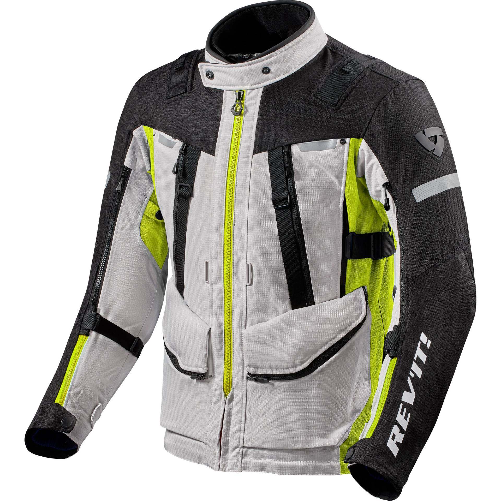 REV'IT! Sand 4 H2O Textiljacke silber/neon-gelb S Herren von REV'IT!