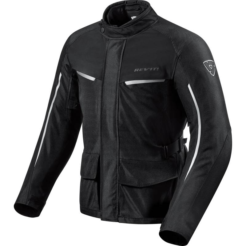 REV'IT! Voltiac 2 Textiljacke schwarz/silber XXL Herren von REV'IT!