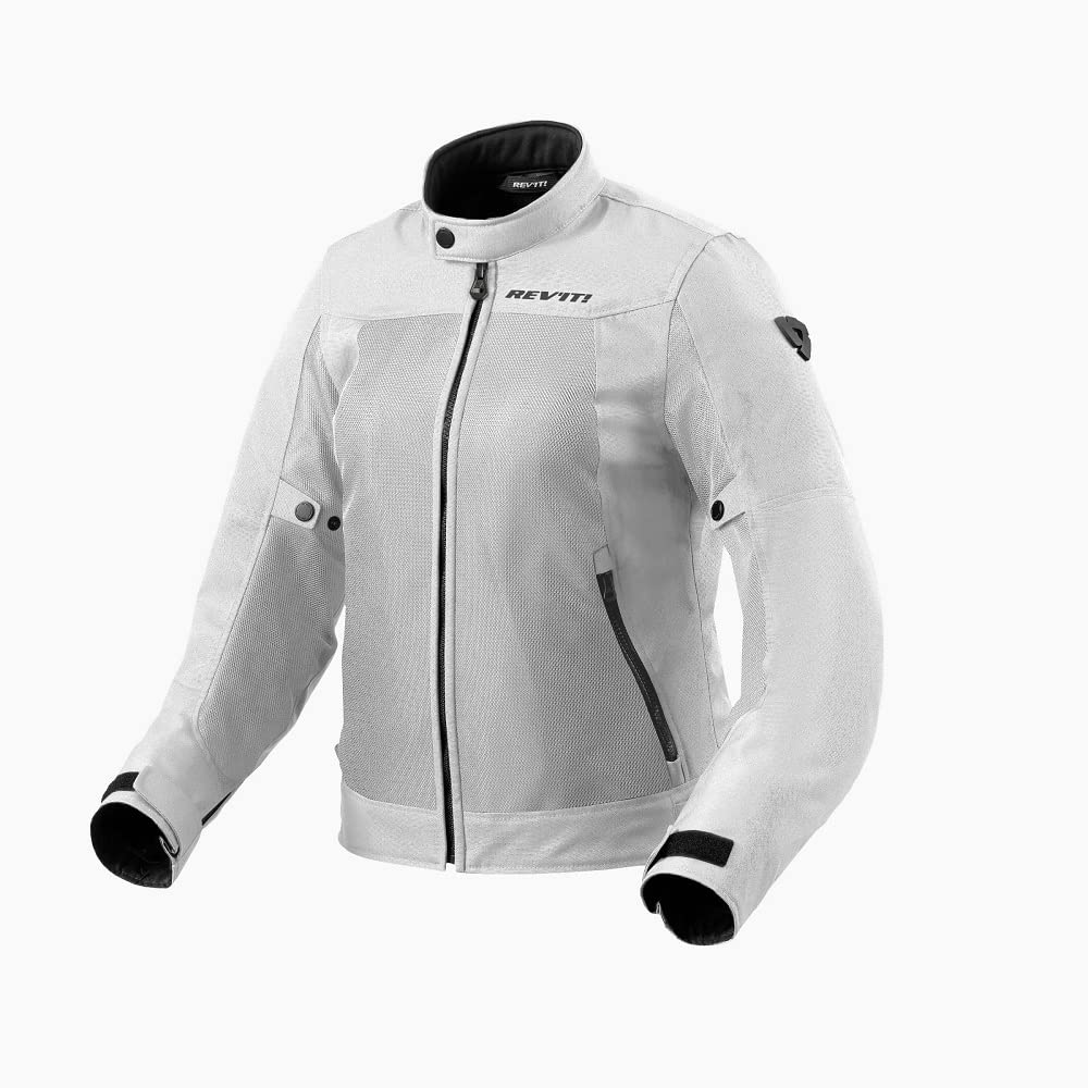 REV'IT! Revit Eclipse 2 Damen Motorrad Textiljacke, silber, 36 von REV'IT!