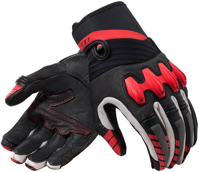 Revit Energy Motorrad Handschuhe (Black/Red,M) von REV'IT!