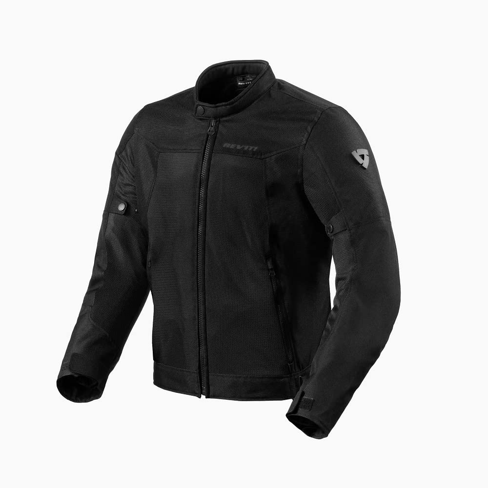 Revit Motorradjacke Eclipse 2 Sommerjacke, Schwarz, 3XL von REV'IT!