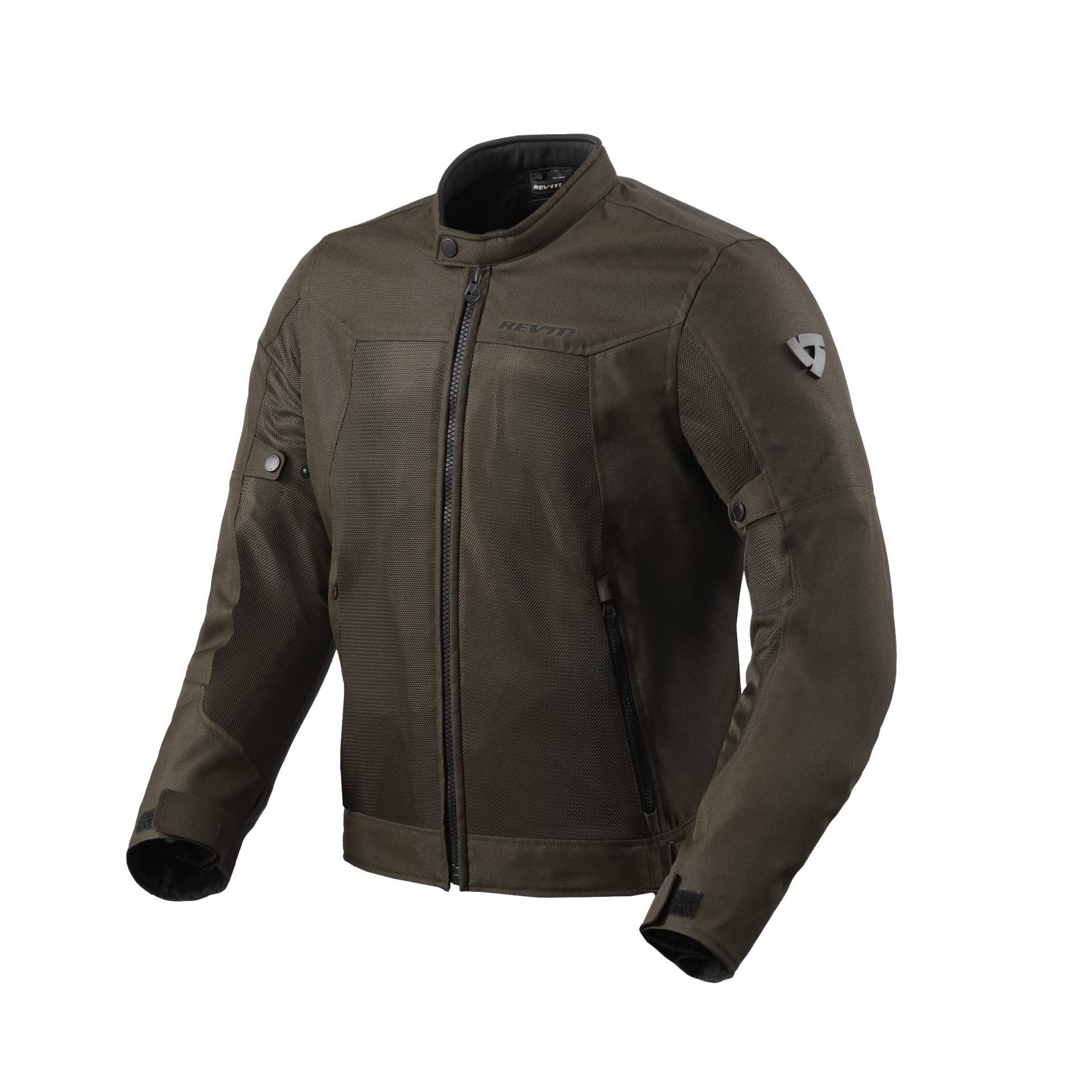 Revit Motorradjacke Eclipse 2 Sommerjacke, Schwarz Olive, L von REV'IT!