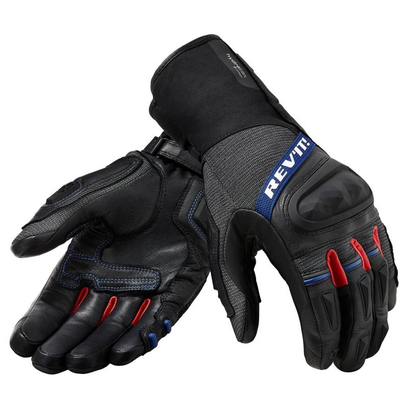 Revit Sand 4 H2O Motorradhandschuhe, schwarz/rot, L von REV'IT!