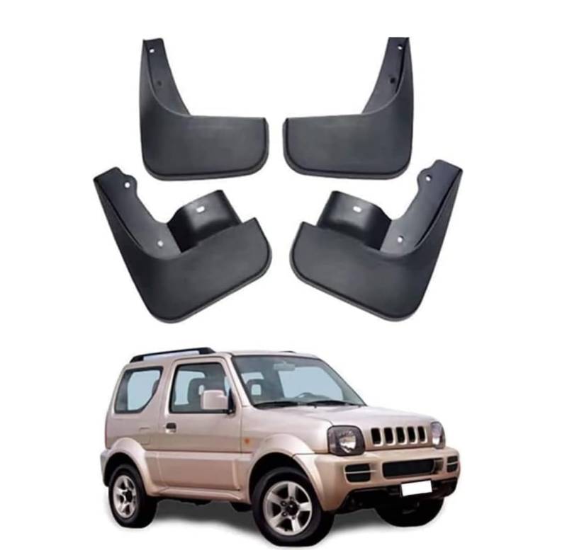 Auto SchmutzfäNger, Für Suzuki Jimny 2005-2018 Auto Vordere Hintere Spritzschutz Protection ZubehöR von REVALV