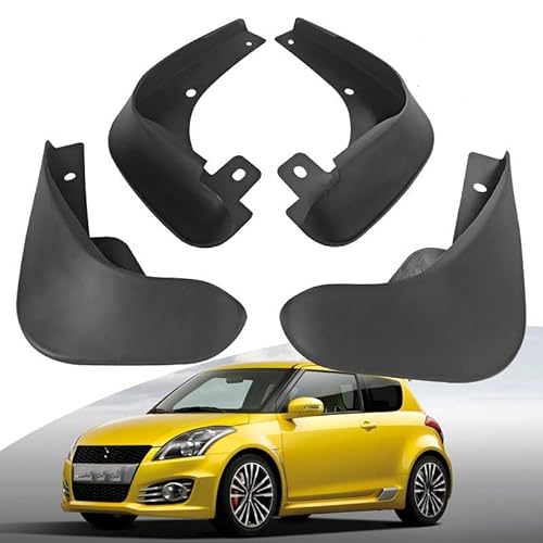 Auto SchmutzfäNger, Für Suzuki Swift 2011-2023 Auto Vordere Hintere Spritzschutz Protection ZubehöR von REVALV