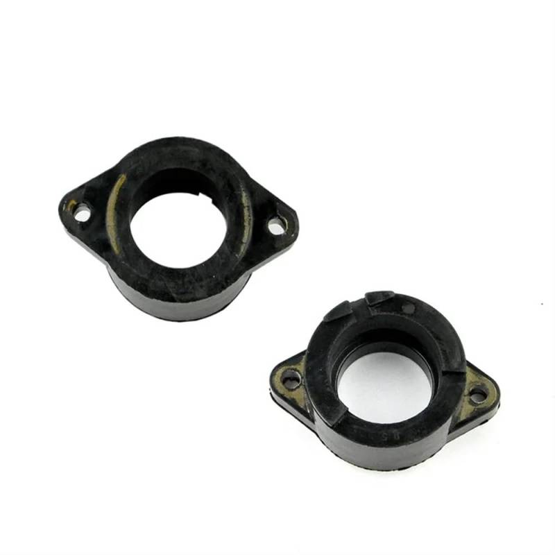 2PC Motorrad Vergaser Ansaugkrümmergelenk Passend Kompatibel mit XT500 1976 bis 1981 TT500 1976 bis 1981 SR500 1978 bis 1981 von REwNXA