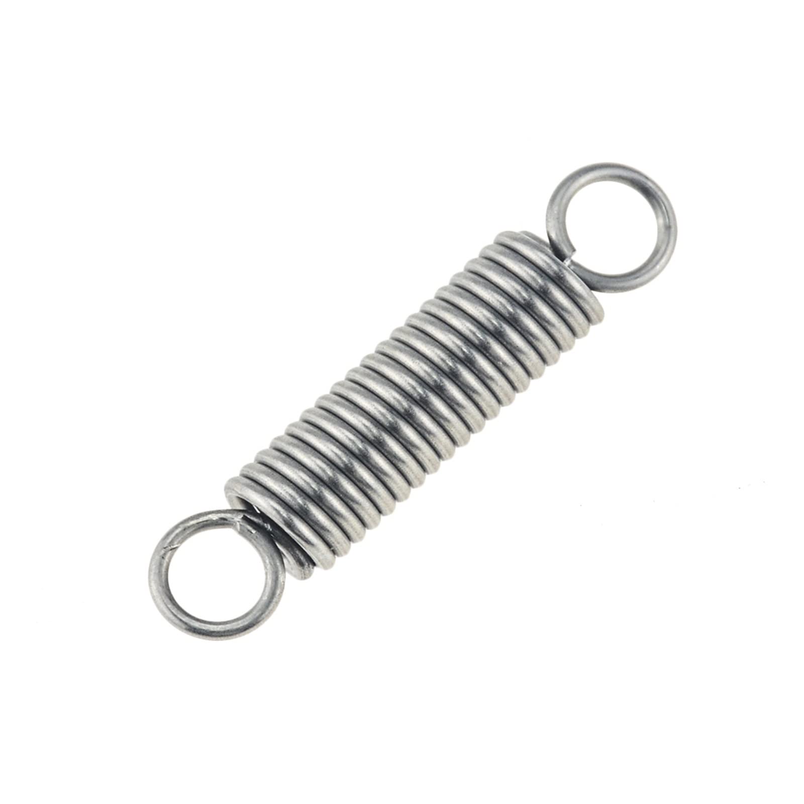 Federn, Druckfeder, 10 Stück 304 Edelstahl Doppelhaken Kleine Zugfeder Hardware-Zubehör(0.3mm-3mm,15mm) von RFDRR