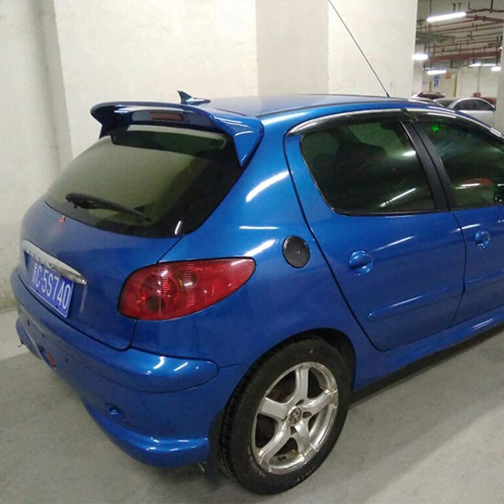 Auto-Abs Heckspoiler für Peugeot 206 207, Lip Strip Decoration Part Diffuser Bumper Cover, RFRDSPKG, Blau von RFRDSPKG