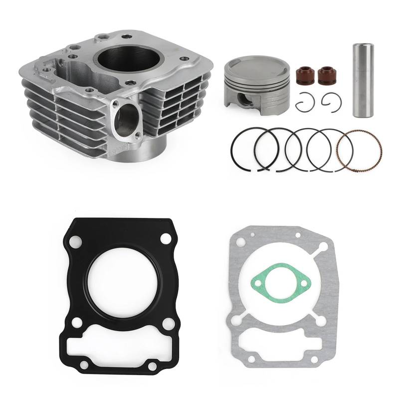 Kolbenzylinderdichtung Top End Kit 57,3 mm for CRF150F CRF 150 F 2006-2017 Motorradzubehör von RFSHKOP