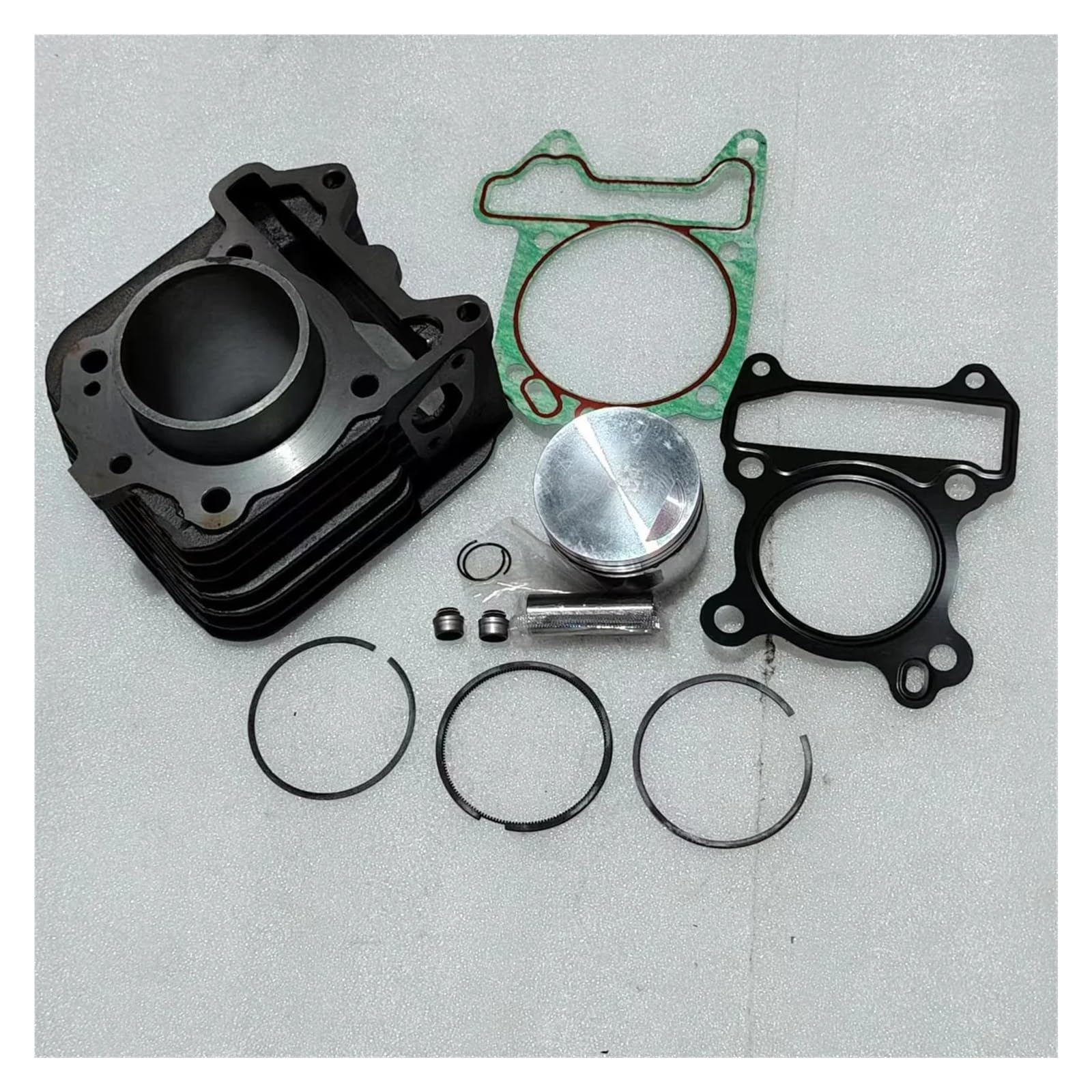 Motorrad Zylinder Kit Mit Kolben Pin Dichtungen Bohrung Big Bore Kit for Skipper Boulevard VARI-ANT 12(Original 125cc 57mm) von RFSHKOP