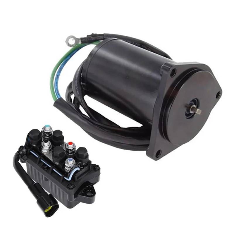 Anlassermotor Motoren Starten 6H1-43880-02-00 Power Tilt Trim Motor Und Relais 6H1-43880 Für Außenbordmotoren 50 55 60 70 85 90 PS 6H1-43880-02 von RFSHOP