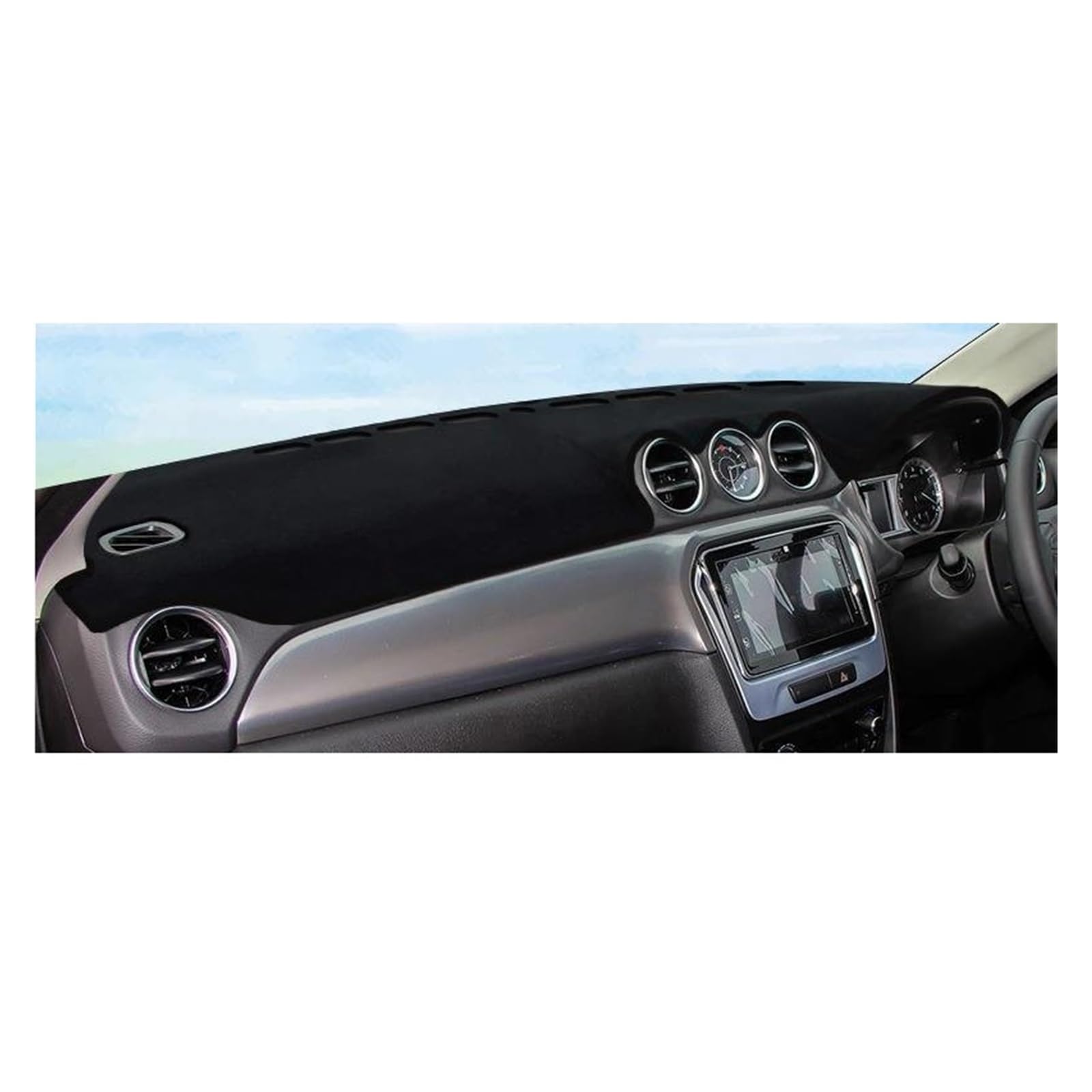 Armaturenbrett Matte LHD/RHD Für Suzuki Für Vitara Auto Dashboard Abdeckung Dash Matte Sonnenschutz Nicht-Slip Pad Dash Board Teppich Armaturenbrett Abdeckung(Farbe:B,Size:RHD) von RFSHOP