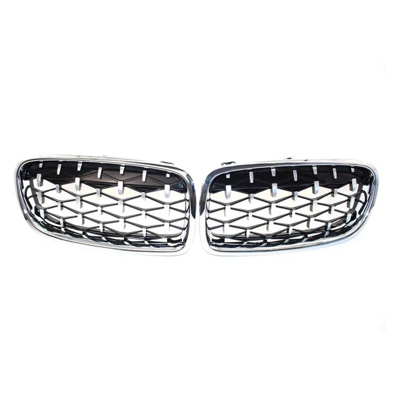 Auto Frontgrill 2X Chrom Diamant Meteor Auto Vorderen Stoßfänger Mesh Grille Für F30 F31 3 Serie 320i 328i 330i 335i 2013 2014 2015 2016 2017 2018 Kühlergrill von RFSHOP