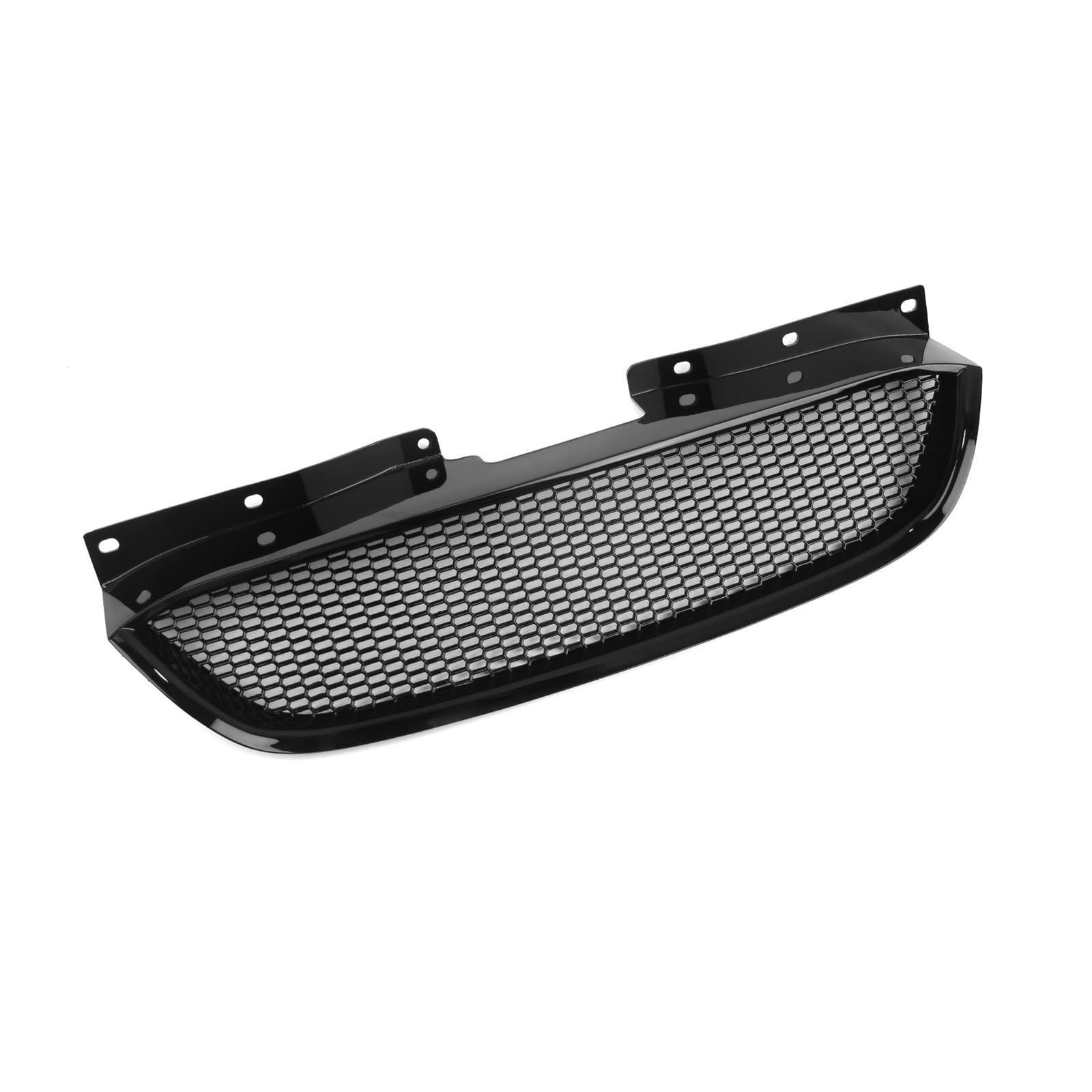 Auto Frontgrill Auto Kühlergrill Grill Racing Oberen Haube Auto Kit Für Hyundai Für Genesis Coupe 2008-2010 2011 2012 Kühlergrill(Gloss Black) von RFSHOP