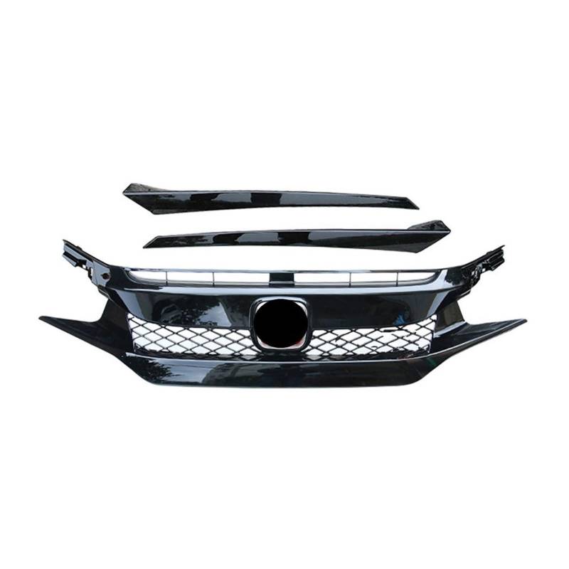 Auto Frontgrill Autozubehör Frontstoßstangengrill Center Styling Oberer Grill Für Civic Limousine/Fließheck 2016 2017 2018 Kühlergrill(D) von RFSHOP