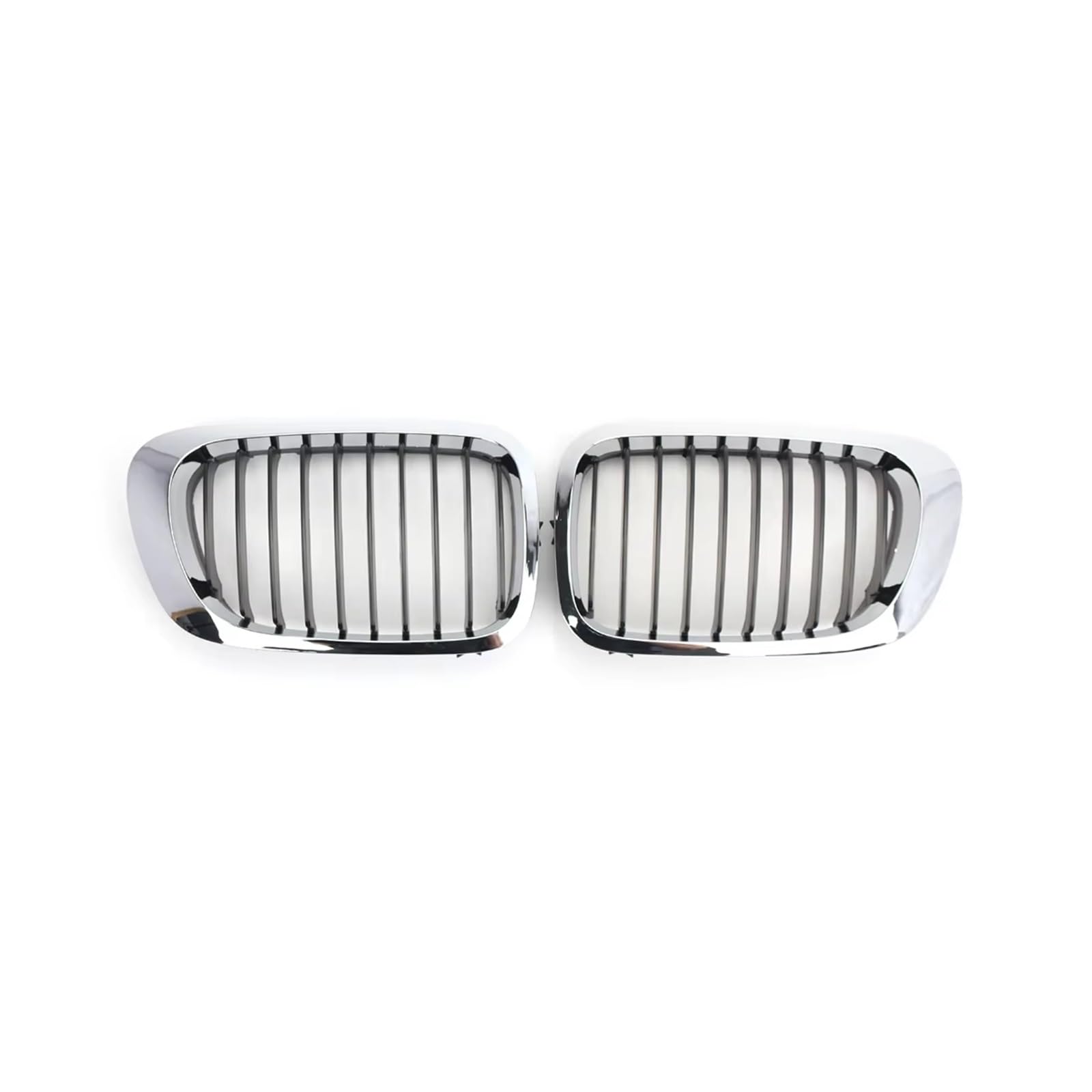 Auto Frontgrill Chrom Silber Farbe Front Stoßstange Niere Grill Für 3 Serie 1999 2000 2001 2002 E46 M3 323 I/ist 325Ci 328 I/ist/Ci 330Ci 2 Türen Gitter Kühlergrill von RFSHOP