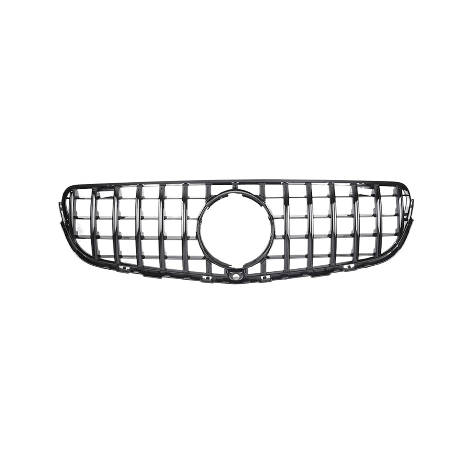 Auto Frontgrill Ersatzteil Diamond GT Style Fronthaubengrill Racing Grill Body Kit Refit Tuning Für Benz GLC X253 C253 2015 2016-2018 2019 Kühlergrill(GT-Black) von RFSHOP