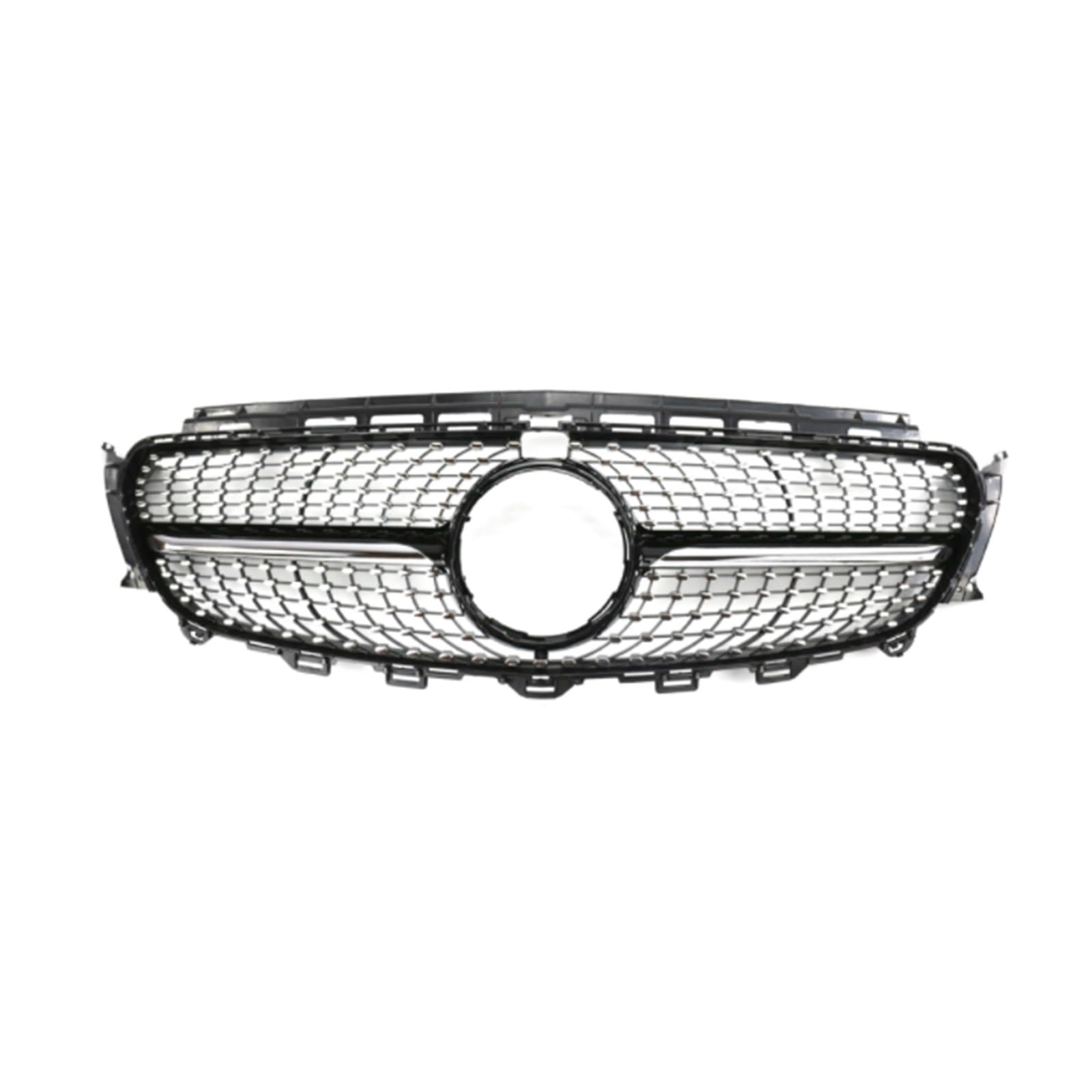 Auto Frontgrill Frontgrill Sport Racing Grill Mit Kamera GT Diamant Für Benz E Klasse W213 2016 2017 2018 2019 2020 Auto Kühlergrill Frontgrill Kühlergrill(Diamond Black) von RFSHOP