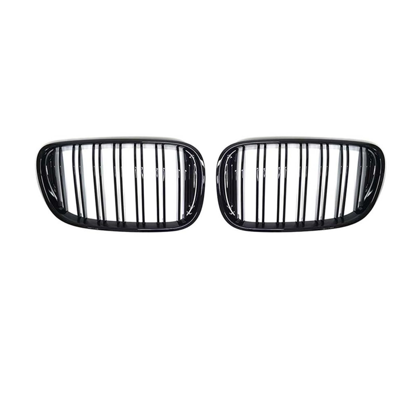 Auto Frontgrill Für 7 G11 G12 740e 725d 730d 730i 740i 750i 2015 2016-2020 Vorne Racing Niere Kühlergrill Leistung Stil Glänzend Schwarz Grill Kühlergrill(2 Slat) von RFSHOP