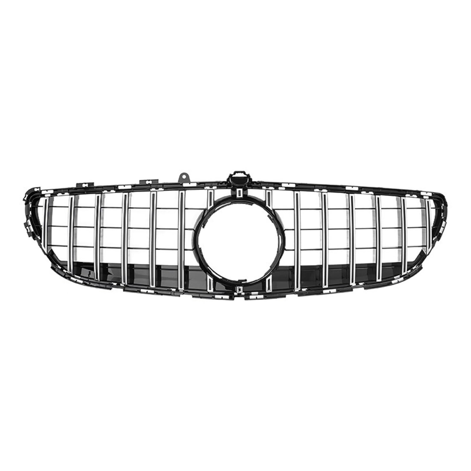 Auto Frontgrill Für Benz CLS-Klasse W218 2015-2018 CLS300 CLS350 GT Auto Vorderen Stoßfänger Racing Grill Stil Grille Nachrüstung Ersatz Teil Kühlergrill(GT Style Silver) von RFSHOP