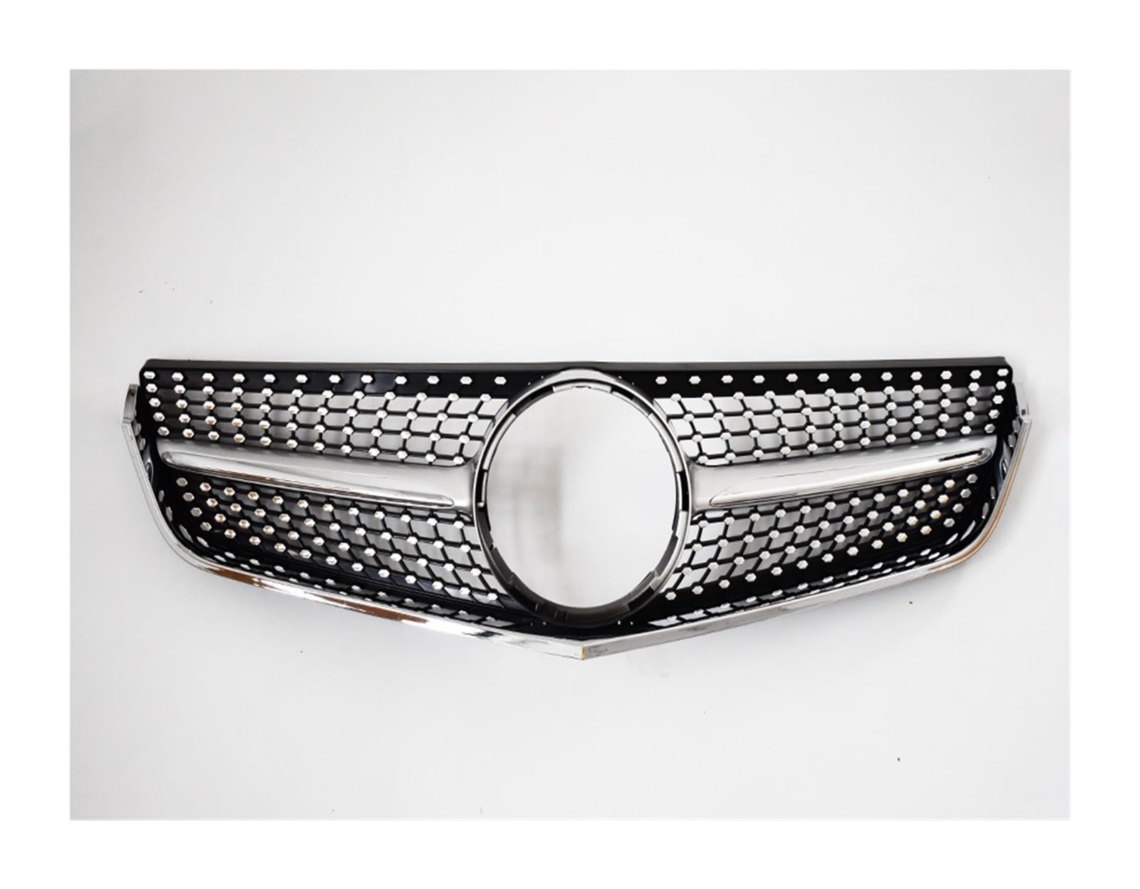 Auto Frontgrill Für Benz E Coupe W207 C207 A207 E260 E200 E320 E350 E400 E500 2009-2016 Front Kühlergrill Einlass Grill Gitter Tuning Kühlergrill(09-12 Diamond Silver) von RFSHOP